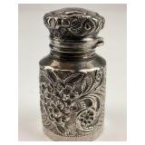 Victorian Silver Cased Perfume Bottle.