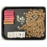 Steel, Wheat, 1969D Pennies.