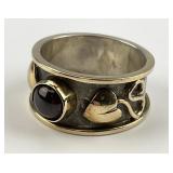 14KT & Sterling Designer Ring.