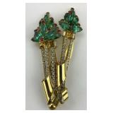 Robert Sorrell Double Tree Large Brooch.