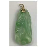 Beautiful Carved Jade Pendant.
