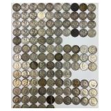 116 90% Silver Half Dollars.