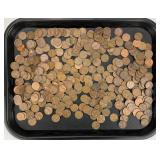 346 Lincoln & Wheat Pennies.