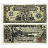 2 Silver Dollar Bank Notes.