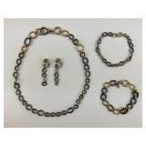 18KT Gold & Oxidized Silver Rona Fisher Jewelry.