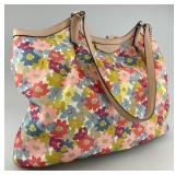 Designer Coach Floral Shoulder Bag.