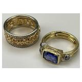 14KT & 18KT Gold Rona Fisher Rings.