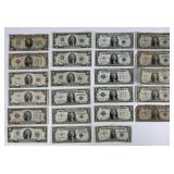 U.S. Paper Currency Bank Notes.