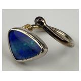 925 Silver Valeska Boulder Opal Ring.