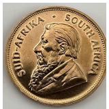 1980 1oz Fine Gold South African Krugerrand.