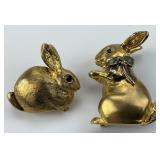 975 Silver Rabbit Pins.