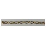14KT Italian Gold Link Bracelet.