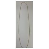 14KT Italian Gold Rope Link Chain Necklace.