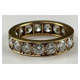 18KT Gold Diamond Band.