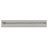 14KT White Gold Diamond Tennis Bracelet.
