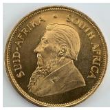 1971 1oz Fine Gold South African Krugerrand.