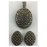 18KT Gold & 925 Silver Konstantino Jewelry.