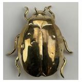 14KT Gold Scarab Pin.