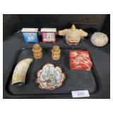 Carved Stone, Wood & Bone Folk Art, Porcelain.