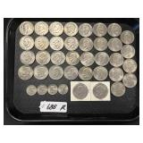1971-1976 Ike Dollars & 4 Susan B Anthony Dollars.