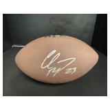 Christian Mccraffery  Autographed Football.