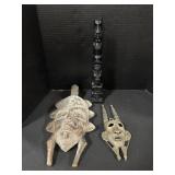 Igbo Maiden Spirit Masks, Haida Totem.