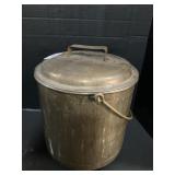 Brass Pot. Approx 15 inches tall with Lid.