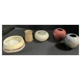 Asian Pottery Calligraphy Brush Pots.