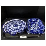 2 Hand Painted Mexican Talavera Plates.
