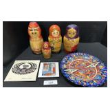 Russian Nesting Dolls, Decor Plates & Trivets.