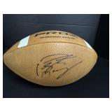 Peyton Manning Autographed Football.