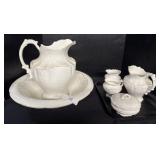 Wash Basin & Pitcher Set.