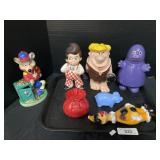 Big Boy, Flintstones, McDonaldï¿½s Grimace Banks.