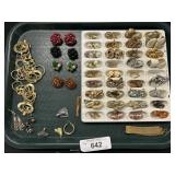 Sterling Silver Earrings, Costume Jewelry