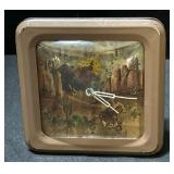 Ingraham Cowboy Western Alarm Clock.
