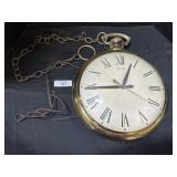 Electric United Clock Co Pocket Watch Wall Clock.