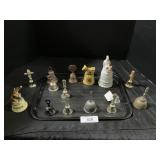 15 Brass, Copper, Ceramic Bells.