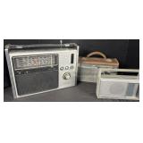 3 Vintage Radios.