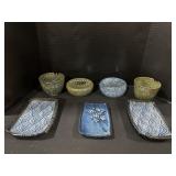 Miya Namako Blossoms Japanese Plate.