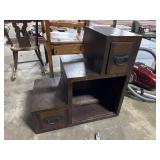 Vtg  Japanese Staircase Tansu Cabinet.