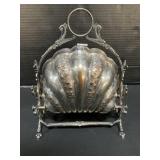 Victorian Silverplated Copper Biscuit Warmer.
