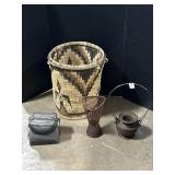 Japanese & Native American Baskets.