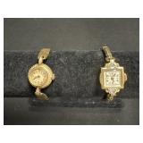 2 Bulova 14K & 10K Watches.