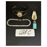 Sterling Silver Bracelets & Pendants.