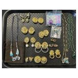 Sterling Silver Clasp Necklace, Costume Jewelry.