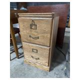 Grainy Oak Filing Cabinet.