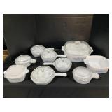 Blue Cornflower Pyrex, Corningware Cookware.