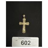 10KT Gold Cross Pendant.