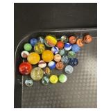 Assortment Of Glass Marbles.