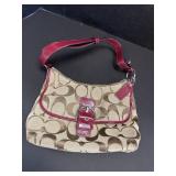 Tan Coach Purse W/Wallet.